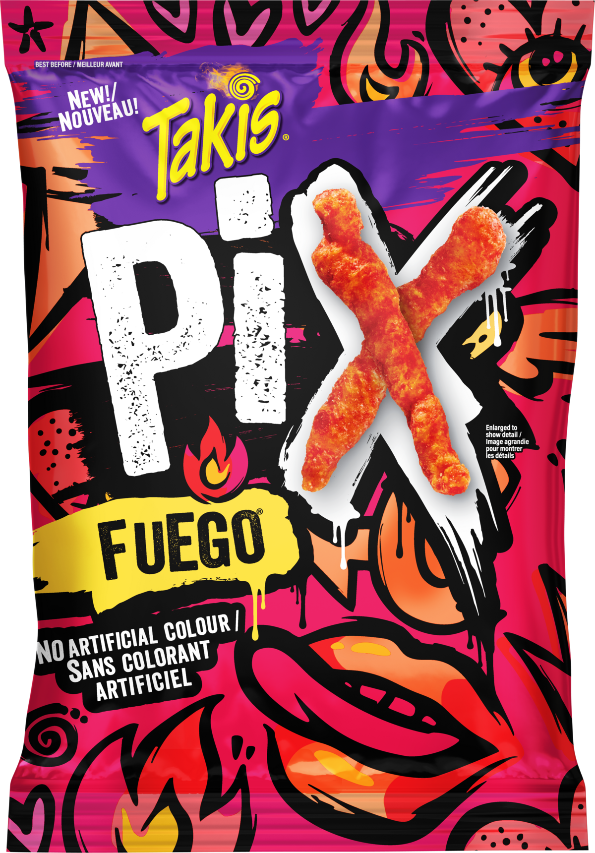 Takis PIX CAN 240g Fuego Clean